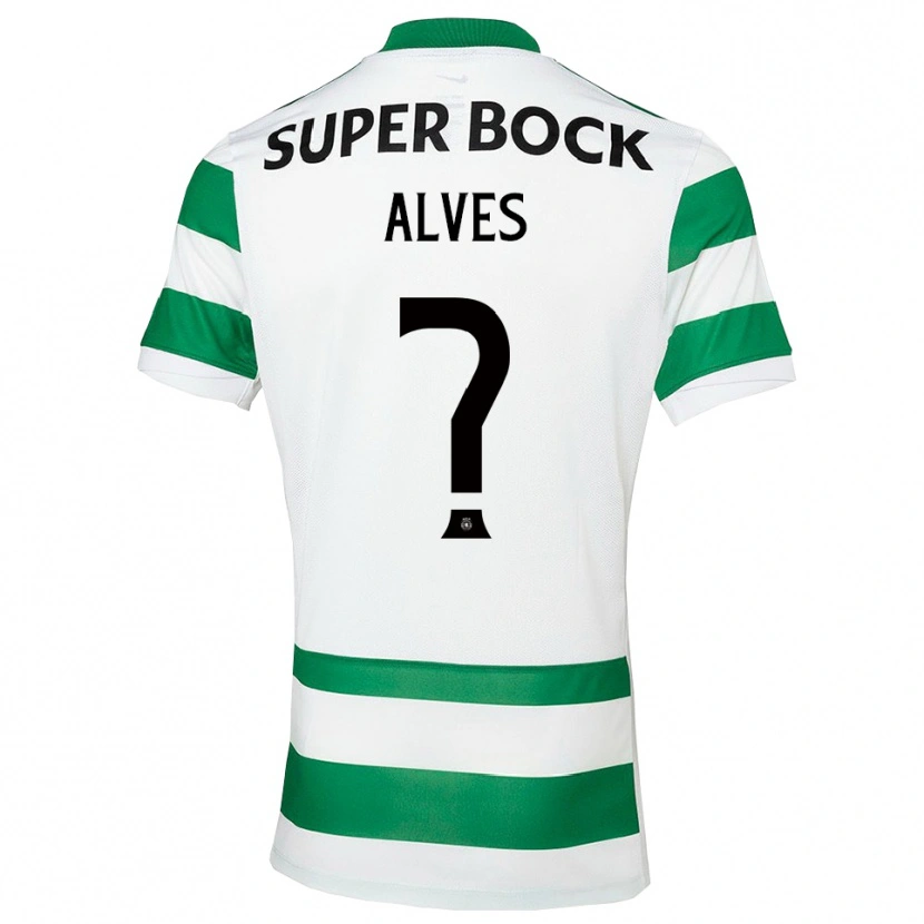 Danxen Kinder Guilherme Alves #0 Grün Weiß Heimtrikot Trikot 2025/26 T-Shirt Österreich