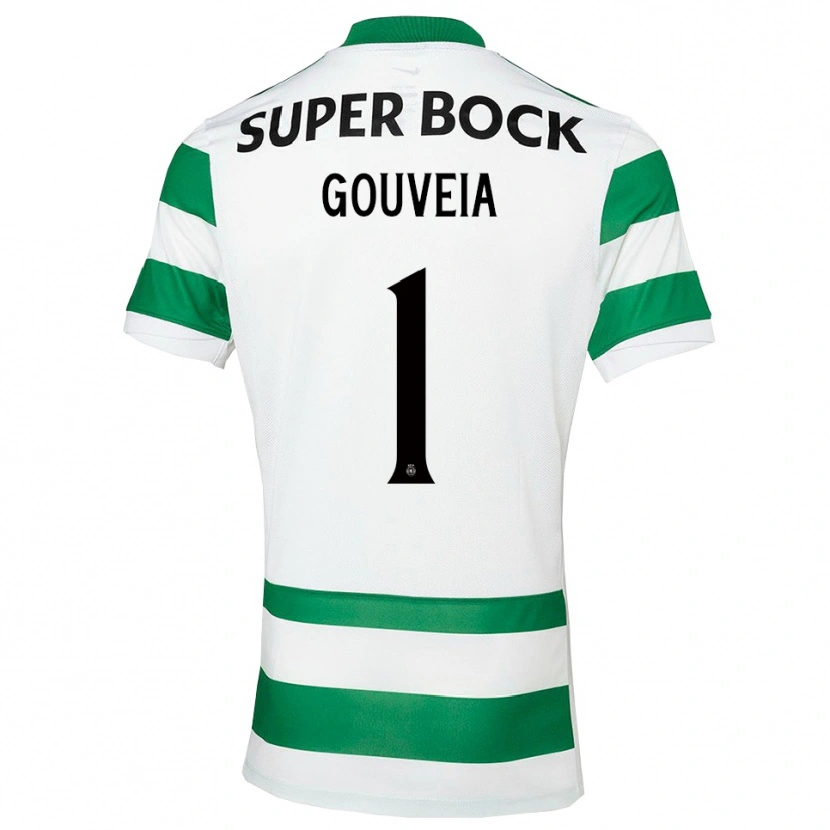 Danxen Kinder Miguel Gouveia #1 Grün Weiß Heimtrikot Trikot 2025/26 T-Shirt Österreich