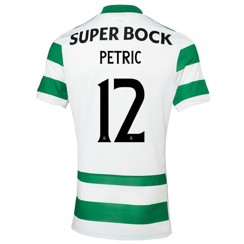 Danxen Kinder Luka Petric #12 Grün Weiß Heimtrikot Trikot 2025/26 T-Shirt Österreich