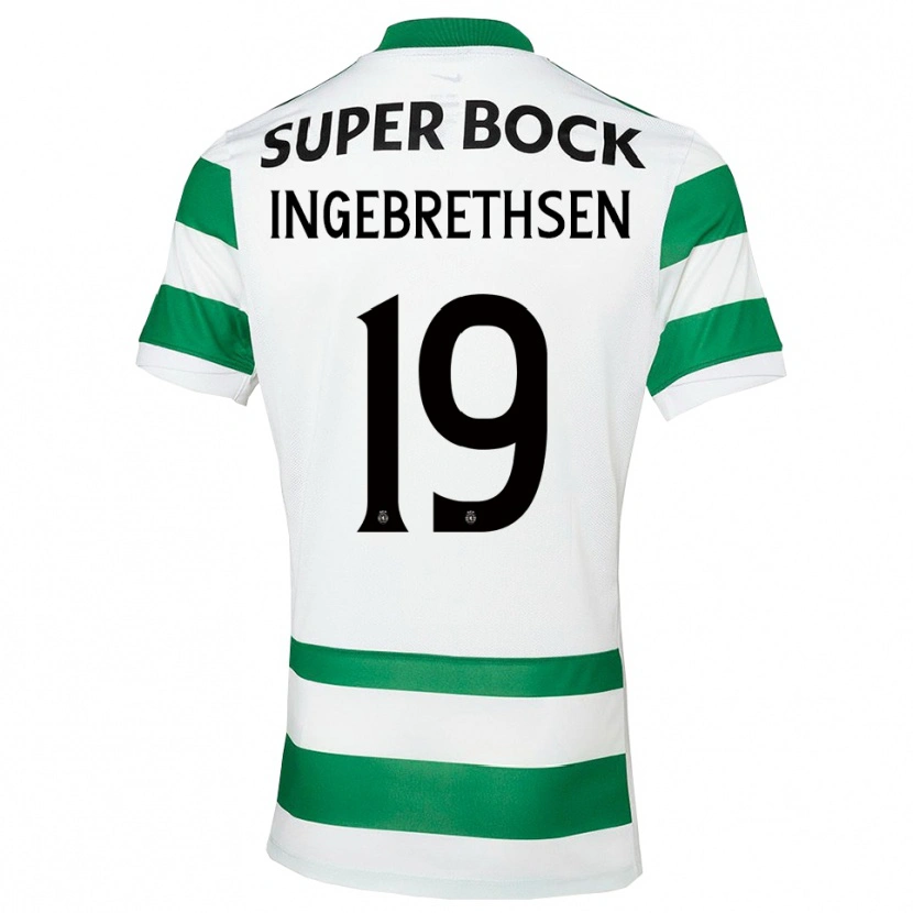 Danxen Kinder Erik Ingebrethsen #19 Grün Weiß Heimtrikot Trikot 2025/26 T-Shirt Österreich
