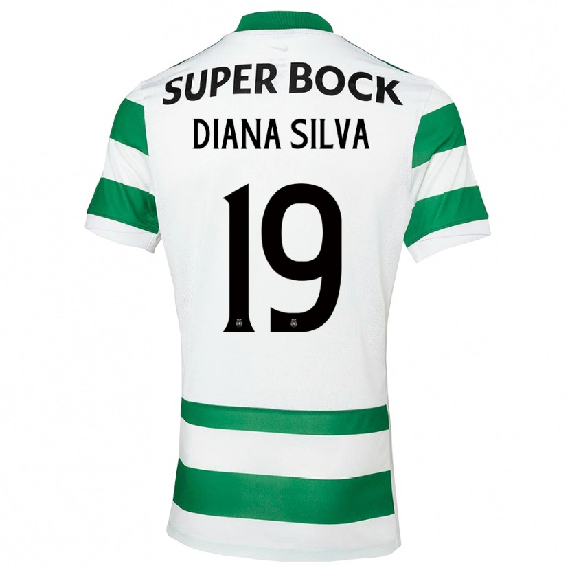 Danxen Kinder Diana Micaela Abreu De Sousa E Silva #19 Grün Weiß Heimtrikot Trikot 2025/26 T-Shirt Österreich