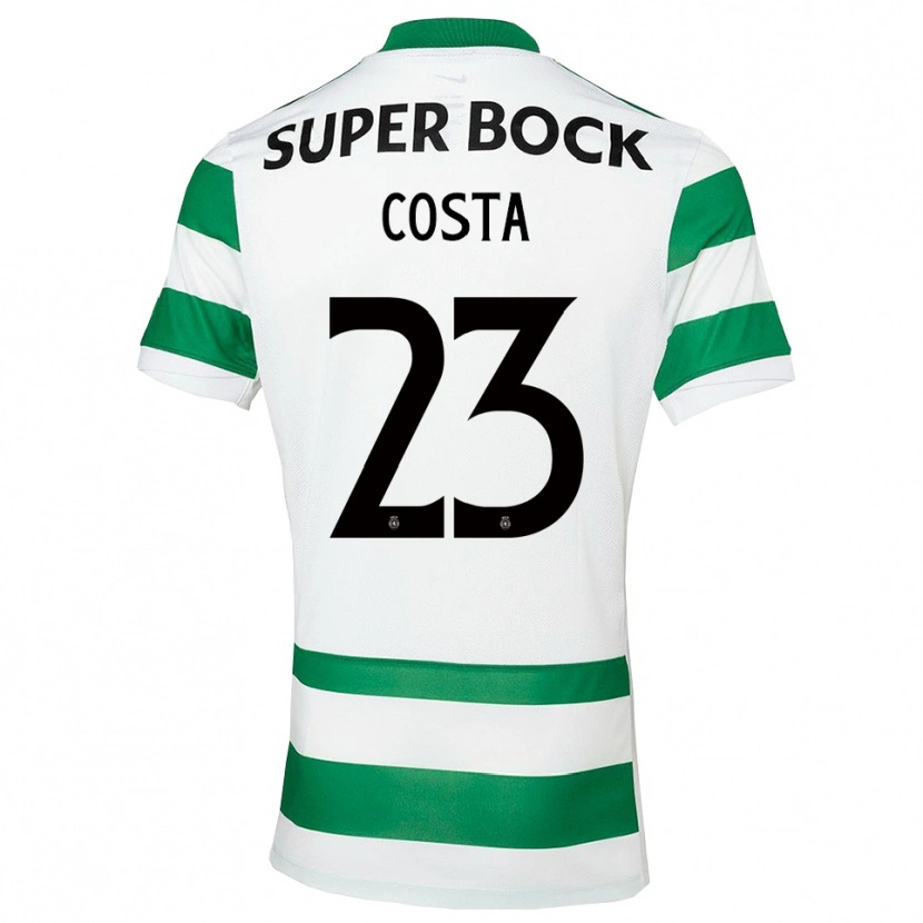 Danxen Kinder Manuel Costa #23 Grün Weiß Heimtrikot Trikot 2025/26 T-Shirt Österreich