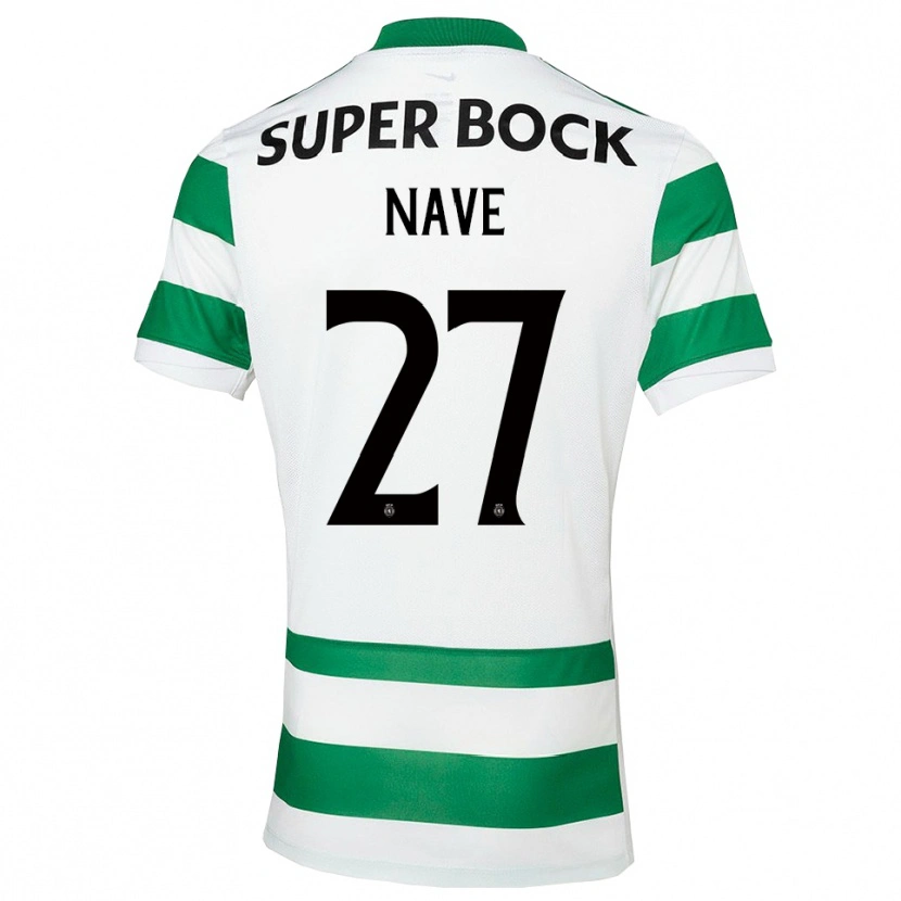 Danxen Kinder Matilde Nave #27 Grün Weiß Heimtrikot Trikot 2025/26 T-Shirt Österreich