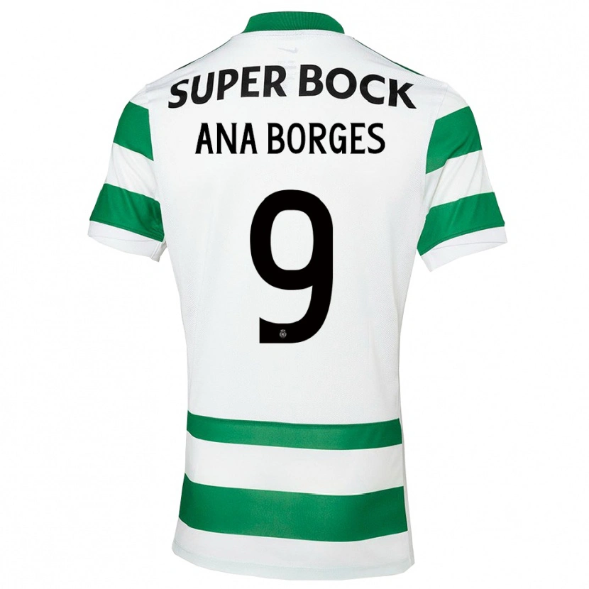 Danxen Kinder Ana Catarina Marques Borges #9 Grün Weiß Heimtrikot Trikot 2025/26 T-Shirt Österreich