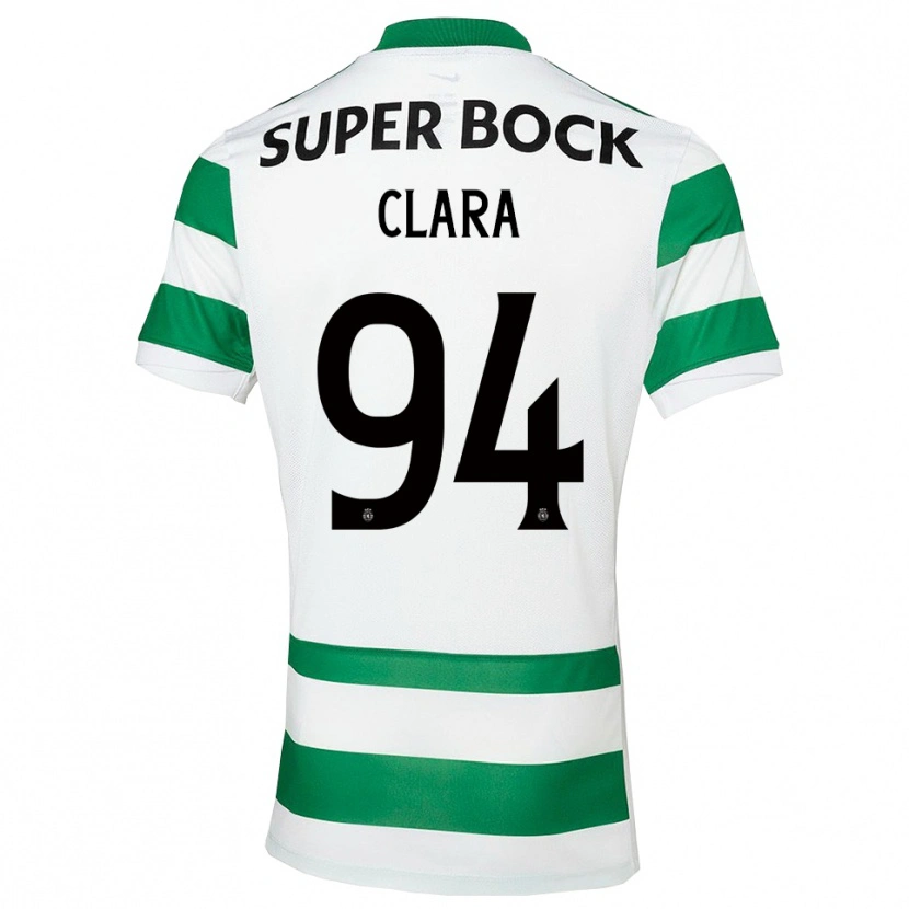 Danxen Kinder Diogo Clara #94 Grün Weiß Heimtrikot Trikot 2025/26 T-Shirt Österreich