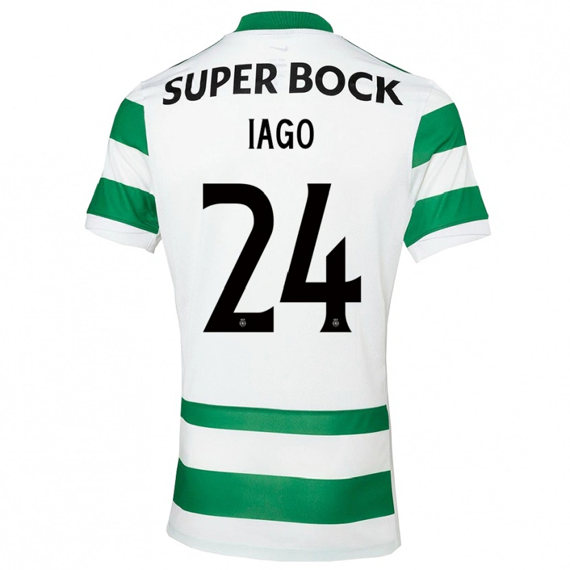 Danxen Kinder Paulo Iago #24 Grün Weiß Heimtrikot Trikot 2025/26 T-Shirt Österreich