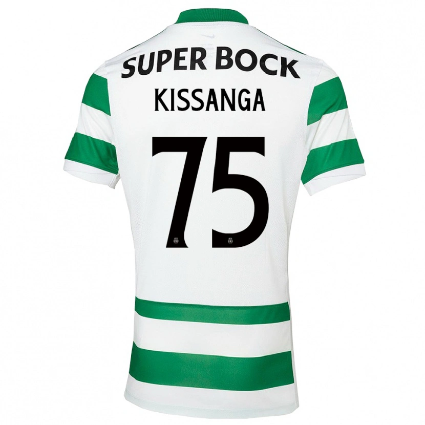 Danxen Kinder Manuel Kissanga #75 Grün Weiß Heimtrikot Trikot 2025/26 T-Shirt Österreich