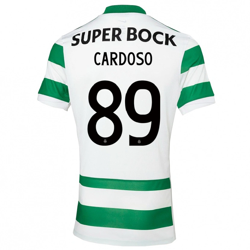 Danxen Kinder Nilton Cardoso #89 Grün Weiß Heimtrikot Trikot 2025/26 T-Shirt Österreich