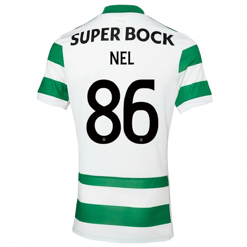 Danxen Kinder Rafael Nel #86 Grün Weiß Heimtrikot Trikot 2025/26 T-Shirt Österreich