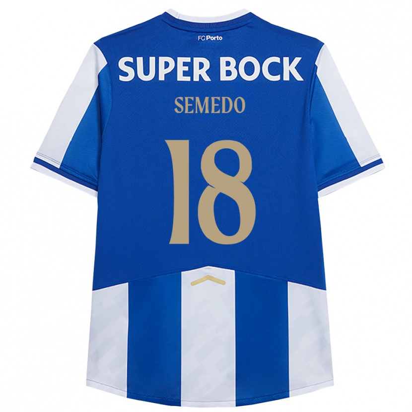 Danxen Kinder Adriana Semedo #18 Blau Weiß Heimtrikot Trikot 2025/26 T-Shirt Österreich