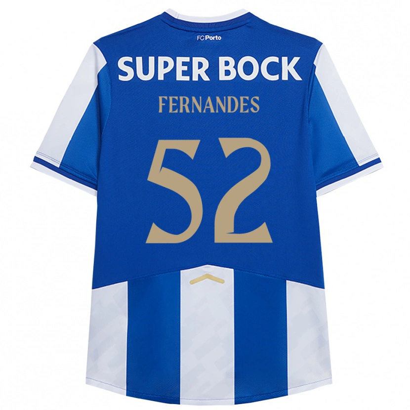 Danxen Kinder Martim Fernandes #52 Blau Weiß Heimtrikot Trikot 2025/26 T-Shirt Österreich