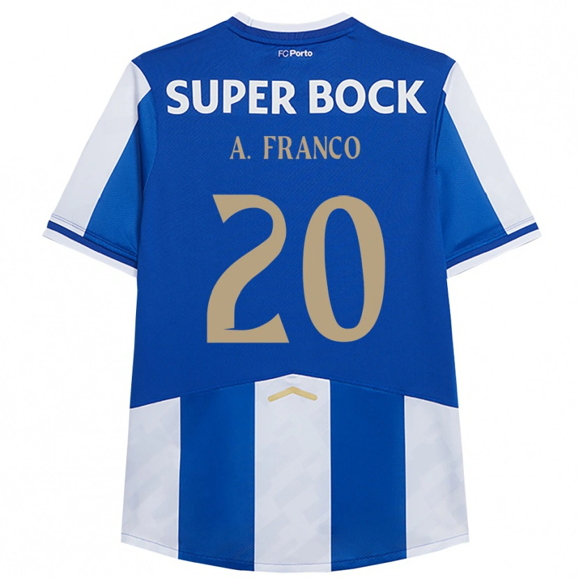 Danxen Kinder André Franco #20 Blau Weiß Heimtrikot Trikot 2025/26 T-Shirt Österreich