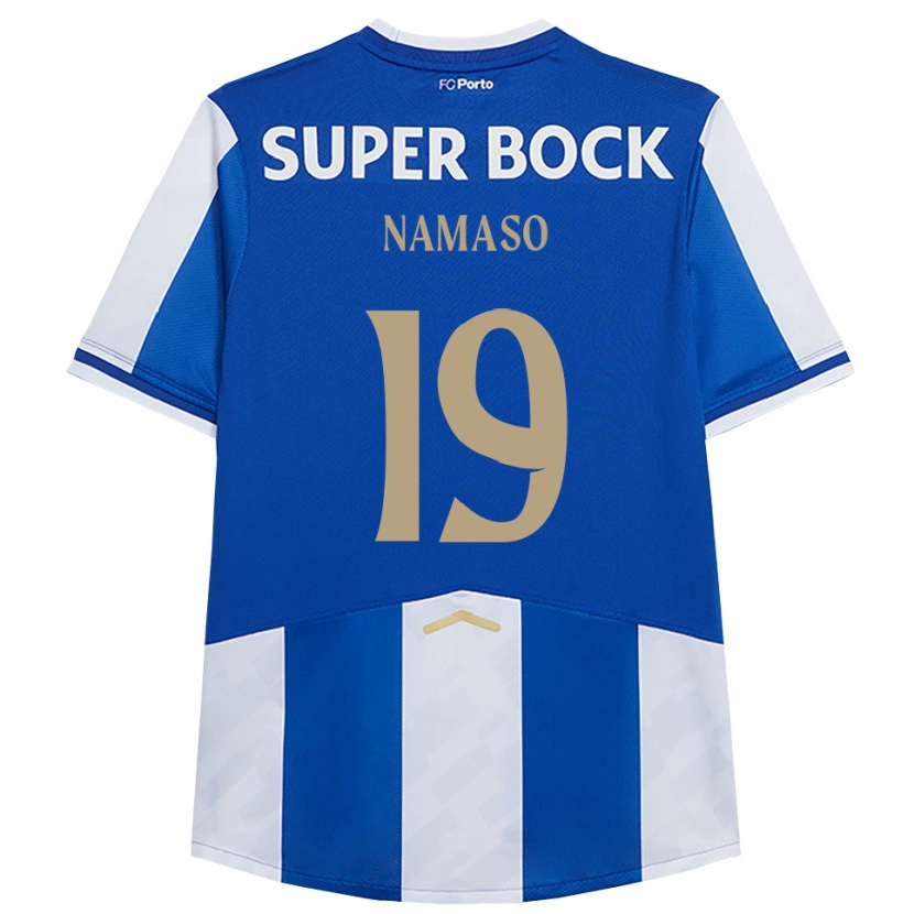 Danxen Kinder Danny Namaso #19 Blau Weiß Heimtrikot Trikot 2025/26 T-Shirt Österreich