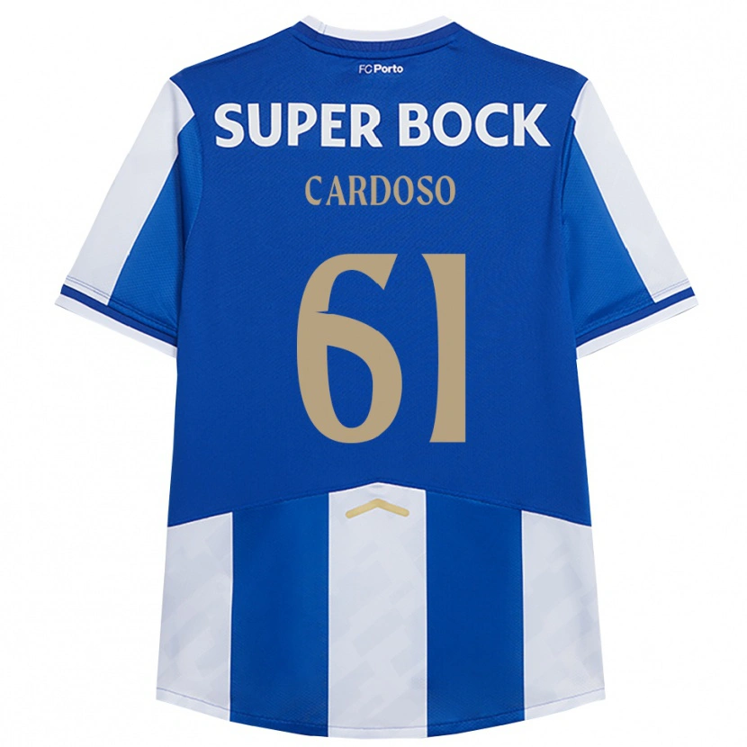 Danxen Kinder Ivan Cardoso #61 Blau Weiß Heimtrikot Trikot 2025/26 T-Shirt Österreich