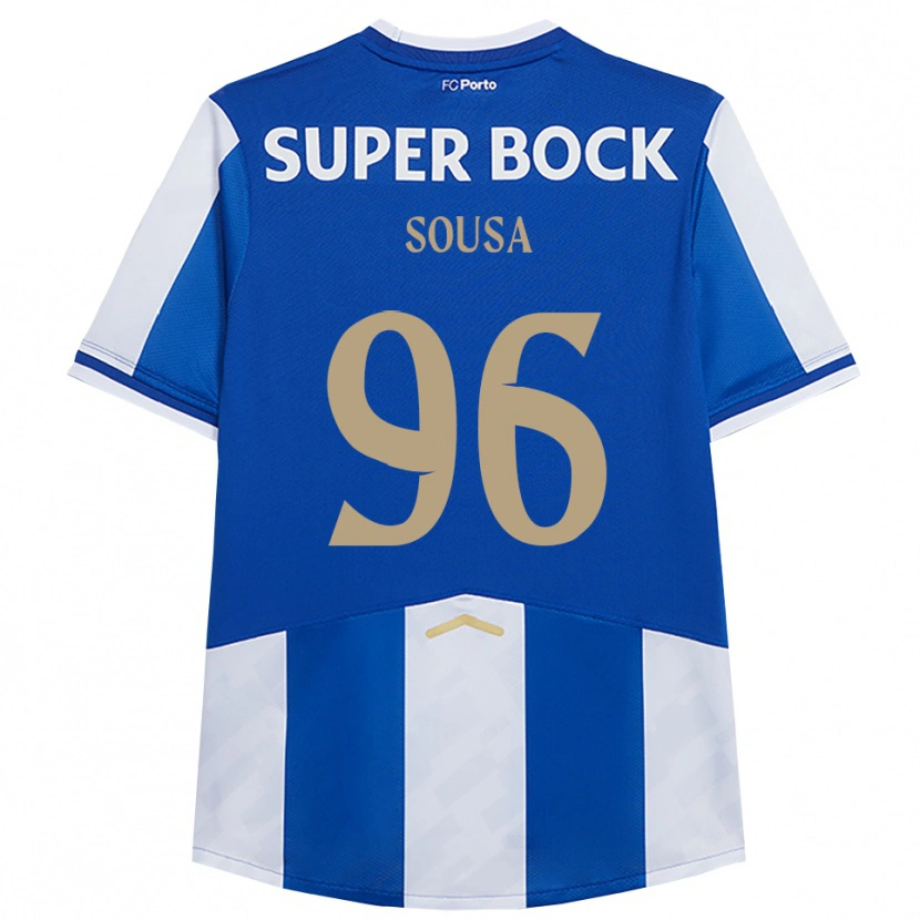 Danxen Kinder Filipe Sousa #96 Blau Weiß Heimtrikot Trikot 2025/26 T-Shirt Österreich