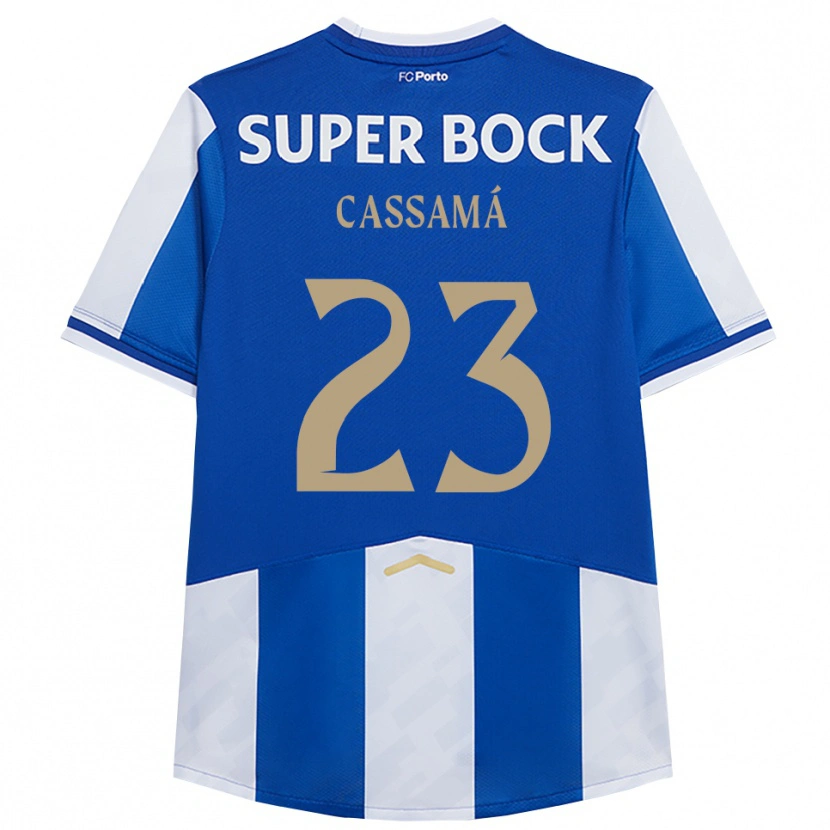 Danxen Kinder Abdu Cassamá #23 Blau Weiß Heimtrikot Trikot 2025/26 T-Shirt Österreich