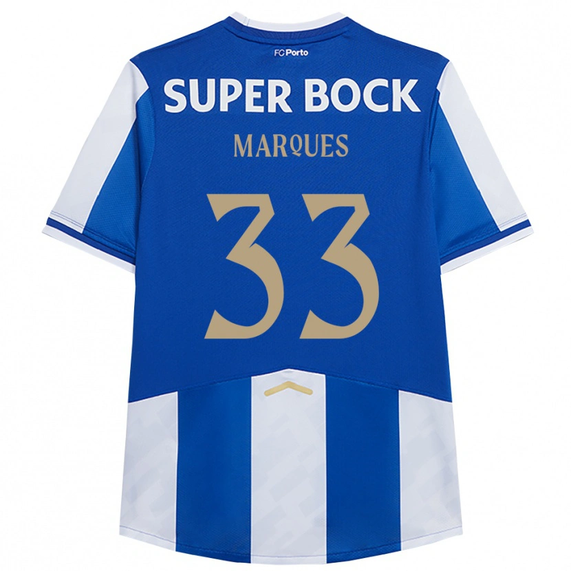 Danxen Kinder Bárbara Marques #33 Blau Weiß Heimtrikot Trikot 2025/26 T-Shirt Österreich