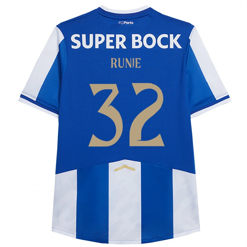 Danxen Kinder Roko Runje #32 Blau Weiß Heimtrikot Trikot 2025/26 T-Shirt Österreich