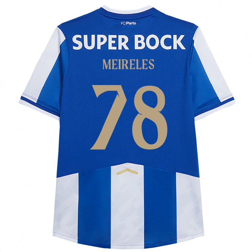 Danxen Kinder Jorge Meireles #78 Blau Weiß Heimtrikot Trikot 2025/26 T-Shirt Österreich