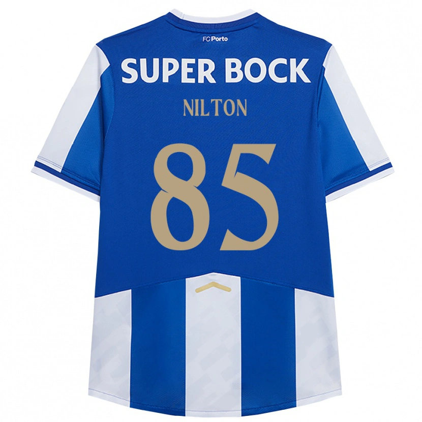Danxen Kinder Nilton #85 Blau Weiß Heimtrikot Trikot 2025/26 T-Shirt Österreich