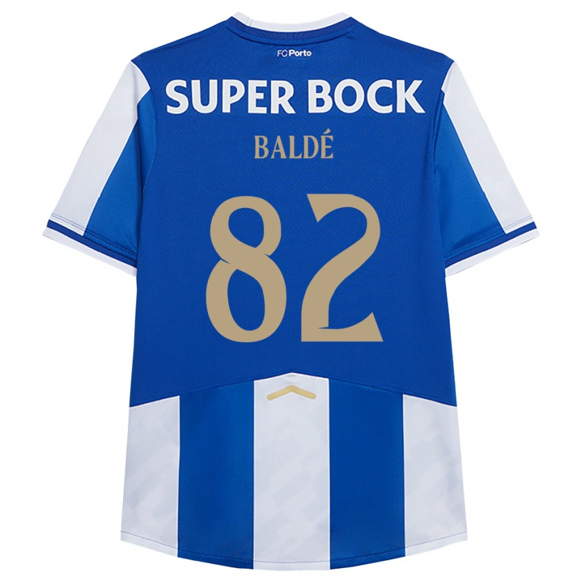 Danxen Kinder Alfa Baldé #82 Blau Weiß Heimtrikot Trikot 2025/26 T-Shirt Österreich