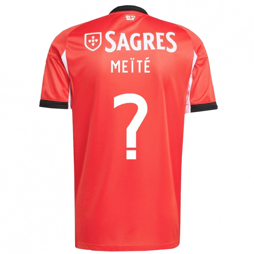 Danxen Kinder Soualiho Meïté #0 Rot Weiß Heimtrikot Trikot 2025/26 T-Shirt Österreich