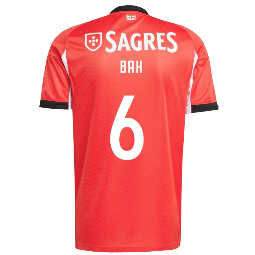 Danxen Kinder Alexander Bah #6 Rot Weiß Heimtrikot Trikot 2025/26 T-Shirt Österreich