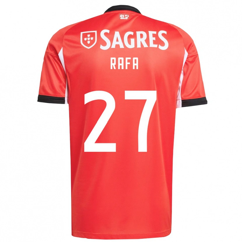 Danxen Kinder Rafa Silva #27 Rot Weiß Heimtrikot Trikot 2025/26 T-Shirt Österreich