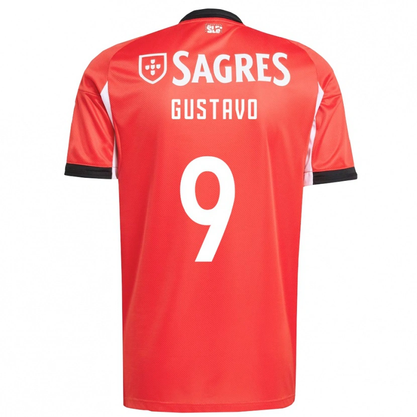 Danxen Kinder Gustavo Ferreira #9 Rot Weiß Heimtrikot Trikot 2025/26 T-Shirt Österreich