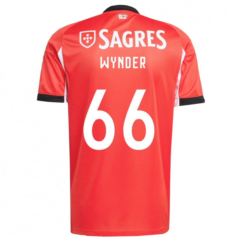 Danxen Kinder Joshua Wynder #66 Rot Weiß Heimtrikot Trikot 2025/26 T-Shirt Österreich