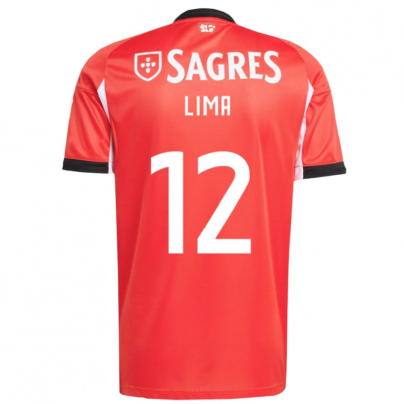 Danxen Kinder Thaís Lima #12 Rot Weiß Heimtrikot Trikot 2025/26 T-Shirt Österreich