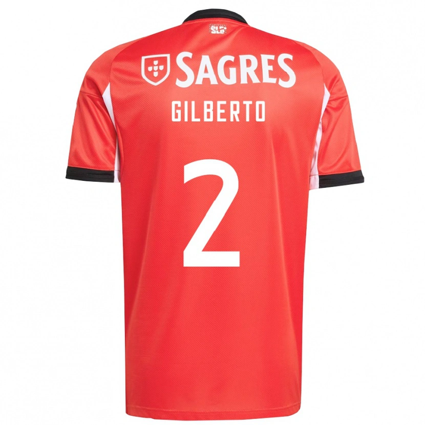 Danxen Kinder Gilberto #2 Rot Weiß Heimtrikot Trikot 2025/26 T-Shirt Österreich