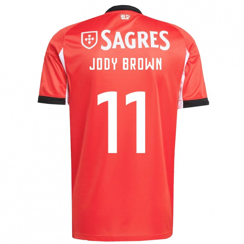 Danxen Kinder Jody Brown #11 Rot Weiß Heimtrikot Trikot 2025/26 T-Shirt Österreich