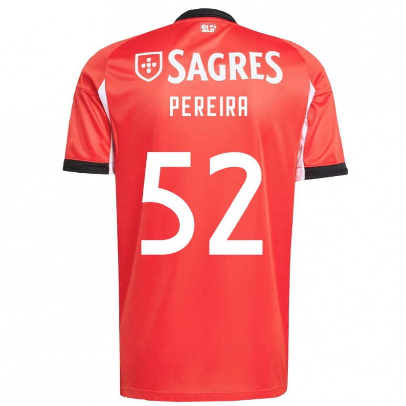 Danxen Kinder Henrique Pereira #52 Rot Weiß Heimtrikot Trikot 2025/26 T-Shirt Österreich