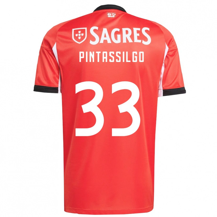 Danxen Kinder Lara Pintassilgo #33 Rot Weiß Heimtrikot Trikot 2025/26 T-Shirt Österreich