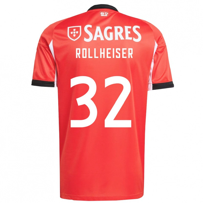 Danxen Kinder Benjamín Rollheiser #32 Rot Weiß Heimtrikot Trikot 2025/26 T-Shirt Österreich