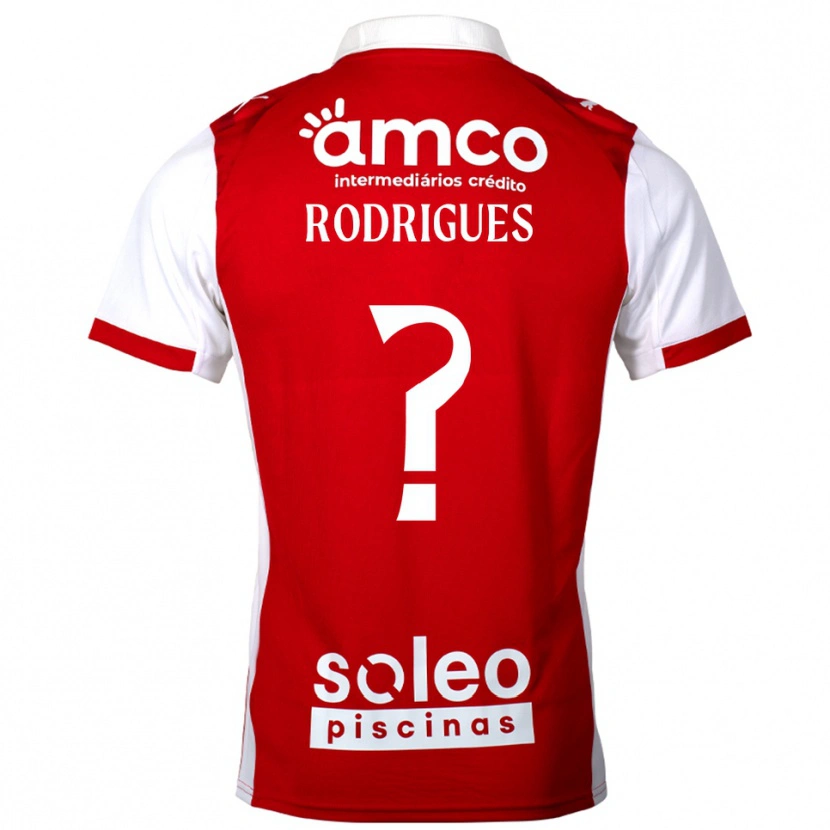 Danxen Kinder David Rodrigues #0 Rot Weiß Heimtrikot Trikot 2025/26 T-Shirt Österreich