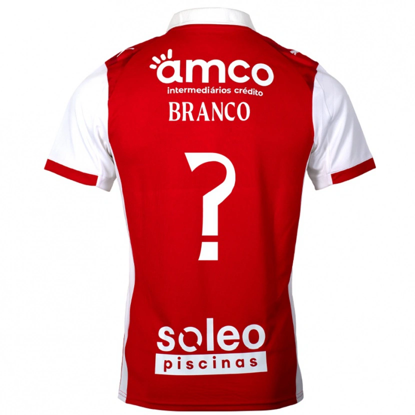 Danxen Kinder António Branco #0 Rot Weiß Heimtrikot Trikot 2025/26 T-Shirt Österreich