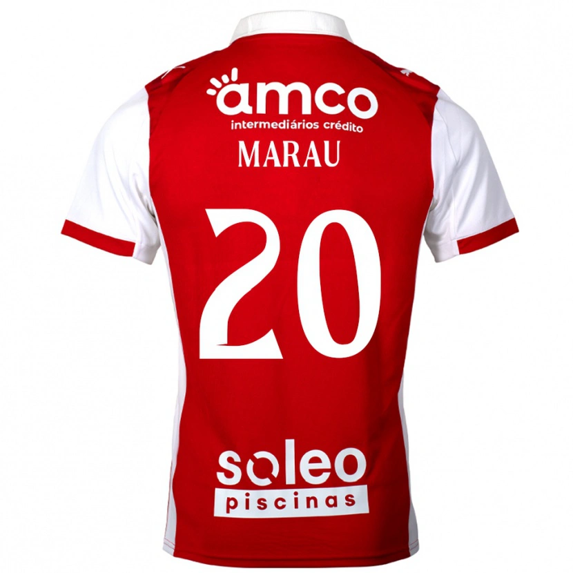 Danxen Kinder Madalena Marau #20 Rot Weiß Heimtrikot Trikot 2025/26 T-Shirt Österreich