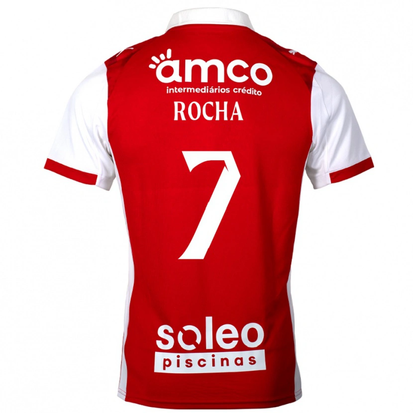 Danxen Kinder Carolina Rocha #7 Rot Weiß Heimtrikot Trikot 2025/26 T-Shirt Österreich