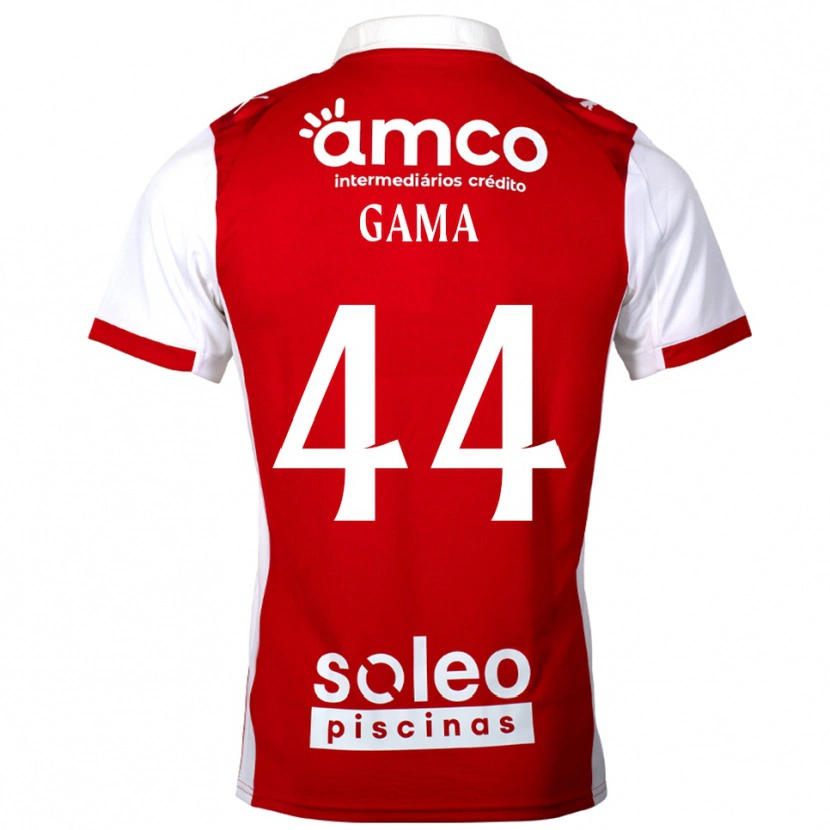 Danxen Kinder Dinis Gama #44 Rot Weiß Heimtrikot Trikot 2025/26 T-Shirt Österreich