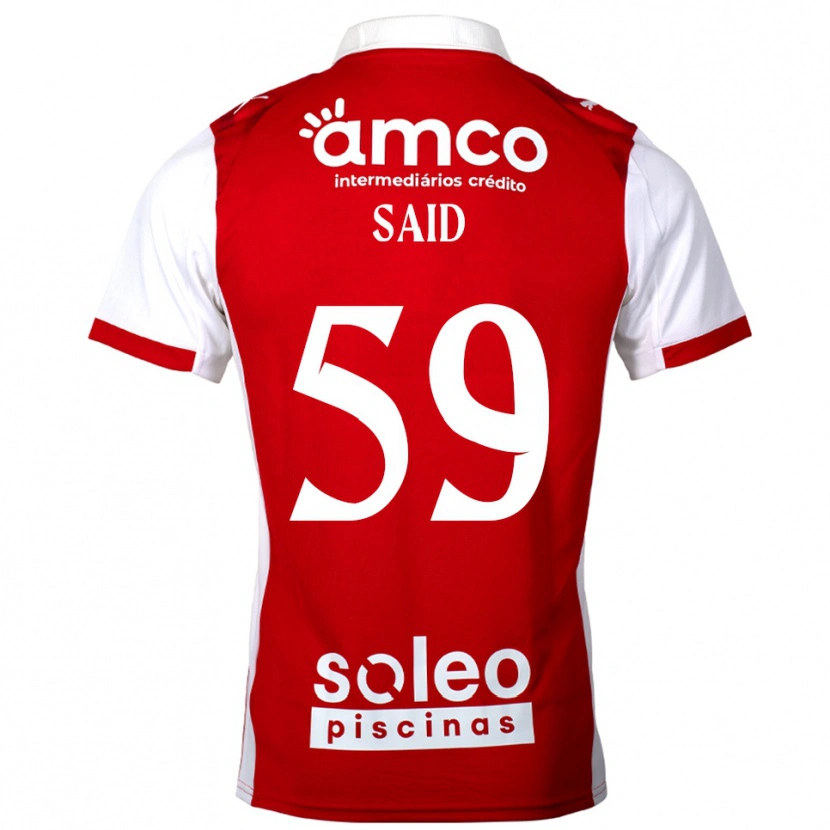 Danxen Kinder Yan Said #59 Rot Weiß Heimtrikot Trikot 2025/26 T-Shirt Österreich