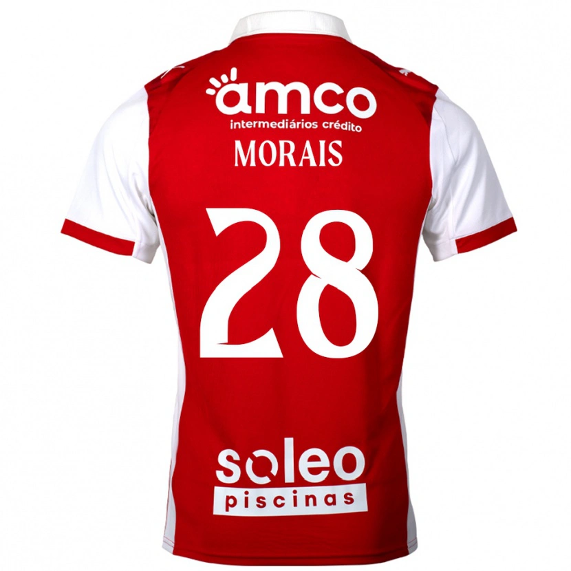 Danxen Kinder Patrícia Morais #28 Rot Weiß Heimtrikot Trikot 2025/26 T-Shirt Österreich