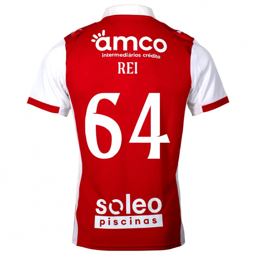Danxen Kinder Ricardo Rei #64 Rot Weiß Heimtrikot Trikot 2025/26 T-Shirt Österreich