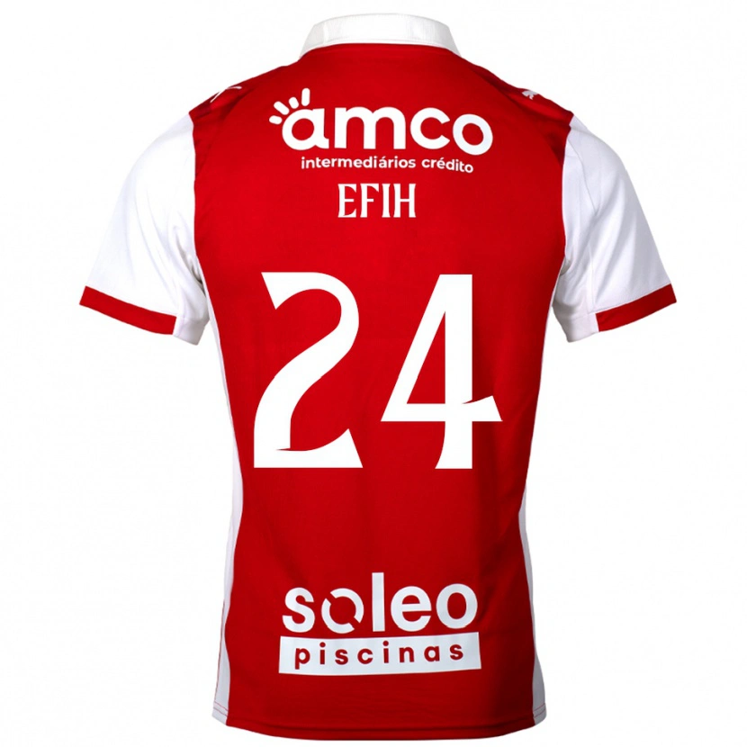 Danxen Kinder Peace Efih #24 Rot Weiß Heimtrikot Trikot 2025/26 T-Shirt Österreich