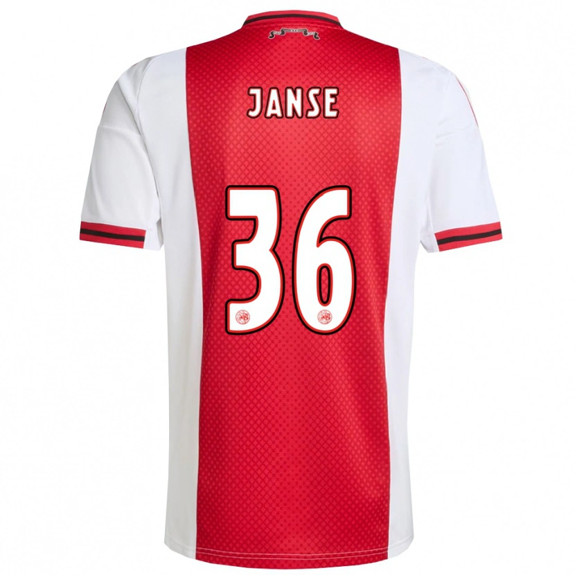 Danxen Kinder Dies Janse #36 Rot Weiß Heimtrikot Trikot 2025/26 T-Shirt Österreich