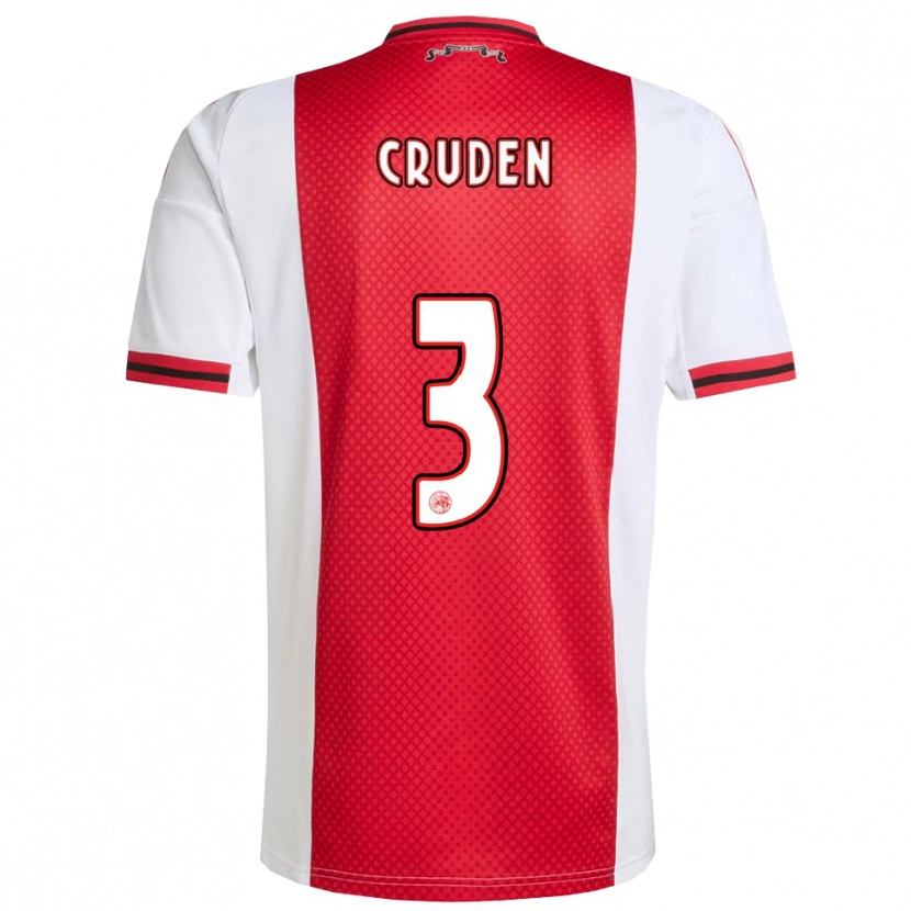 Danxen Kinder Joeri Cruden #3 Rot Weiß Heimtrikot Trikot 2025/26 T-Shirt Österreich