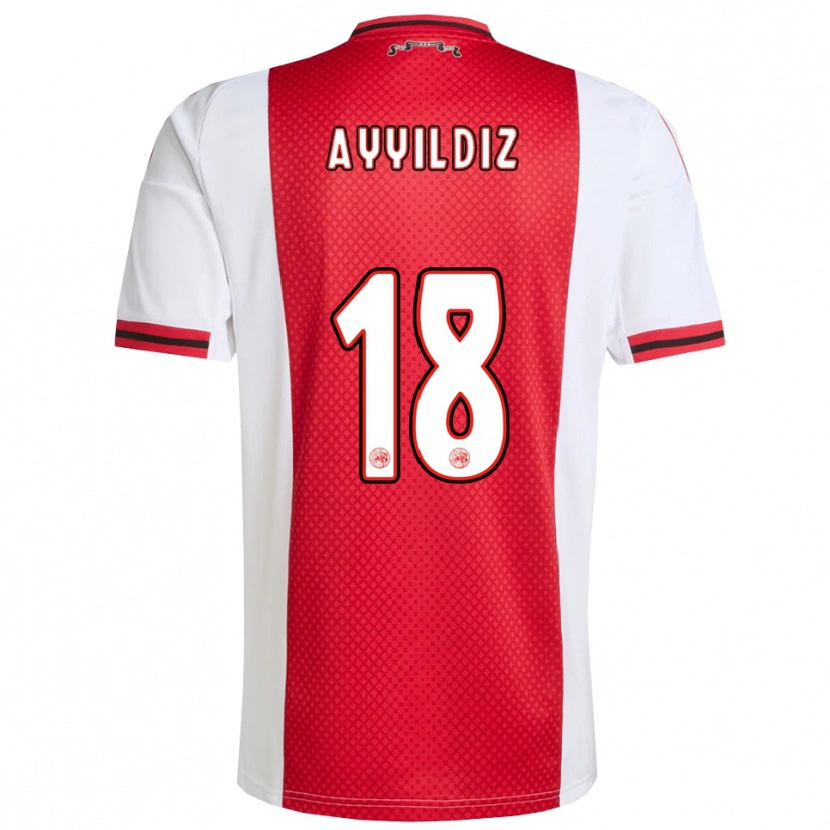 Danxen Kinder Hasan Ayyıldız #18 Rot Weiß Heimtrikot Trikot 2025/26 T-Shirt Österreich