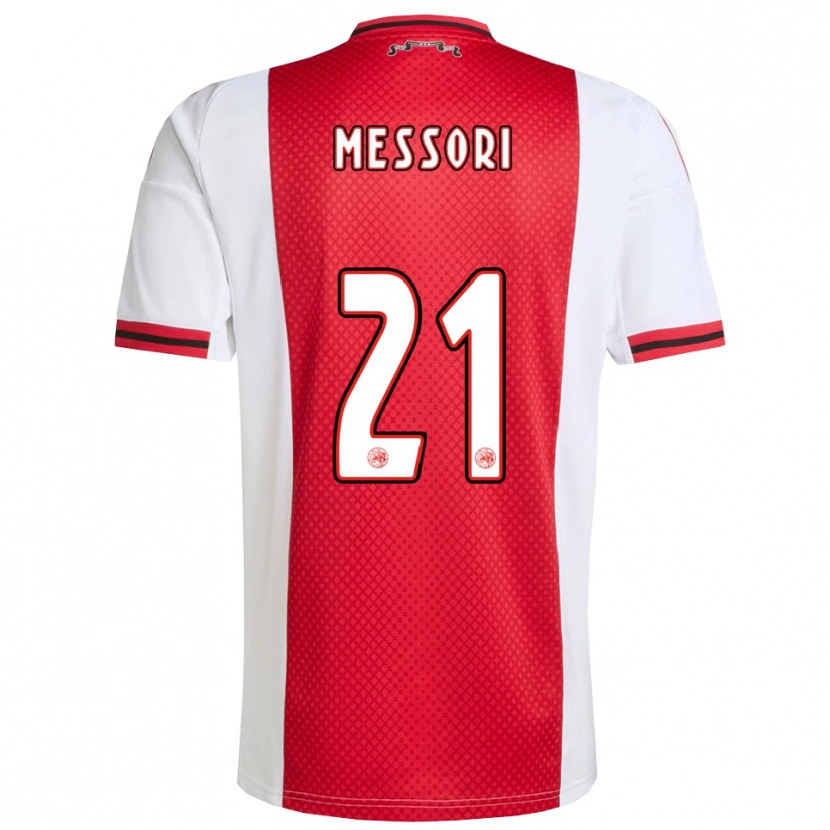 Danxen Kinder Luca Messori #21 Rot Weiß Heimtrikot Trikot 2025/26 T-Shirt Österreich