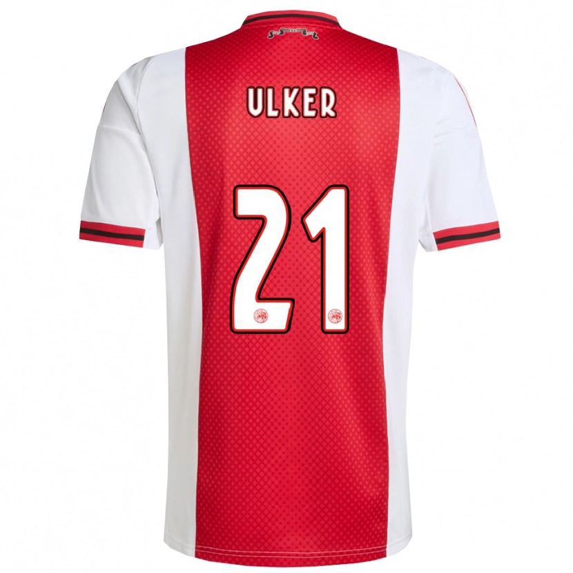 Danxen Kinder Ufuk Ulker #21 Rot Weiß Heimtrikot Trikot 2025/26 T-Shirt Österreich
